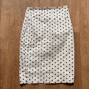 Size 4 Polka dot pencil skirt